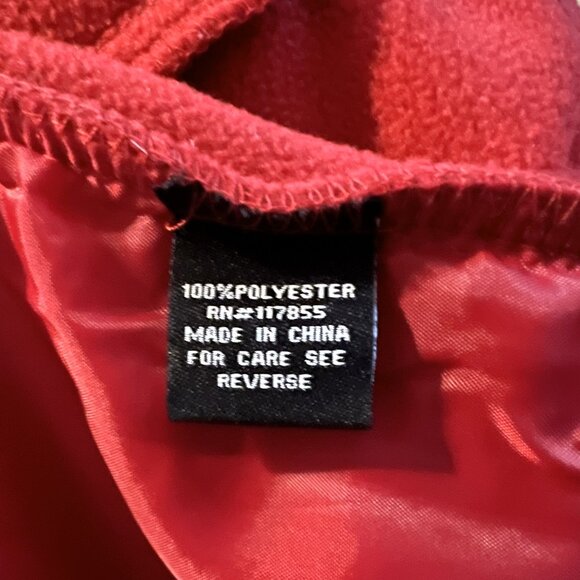 PRINCESS CRUISES Baltic Embroidered Fleece Red Jacket: Men's S; Women's M/L - Picture 8 of 9